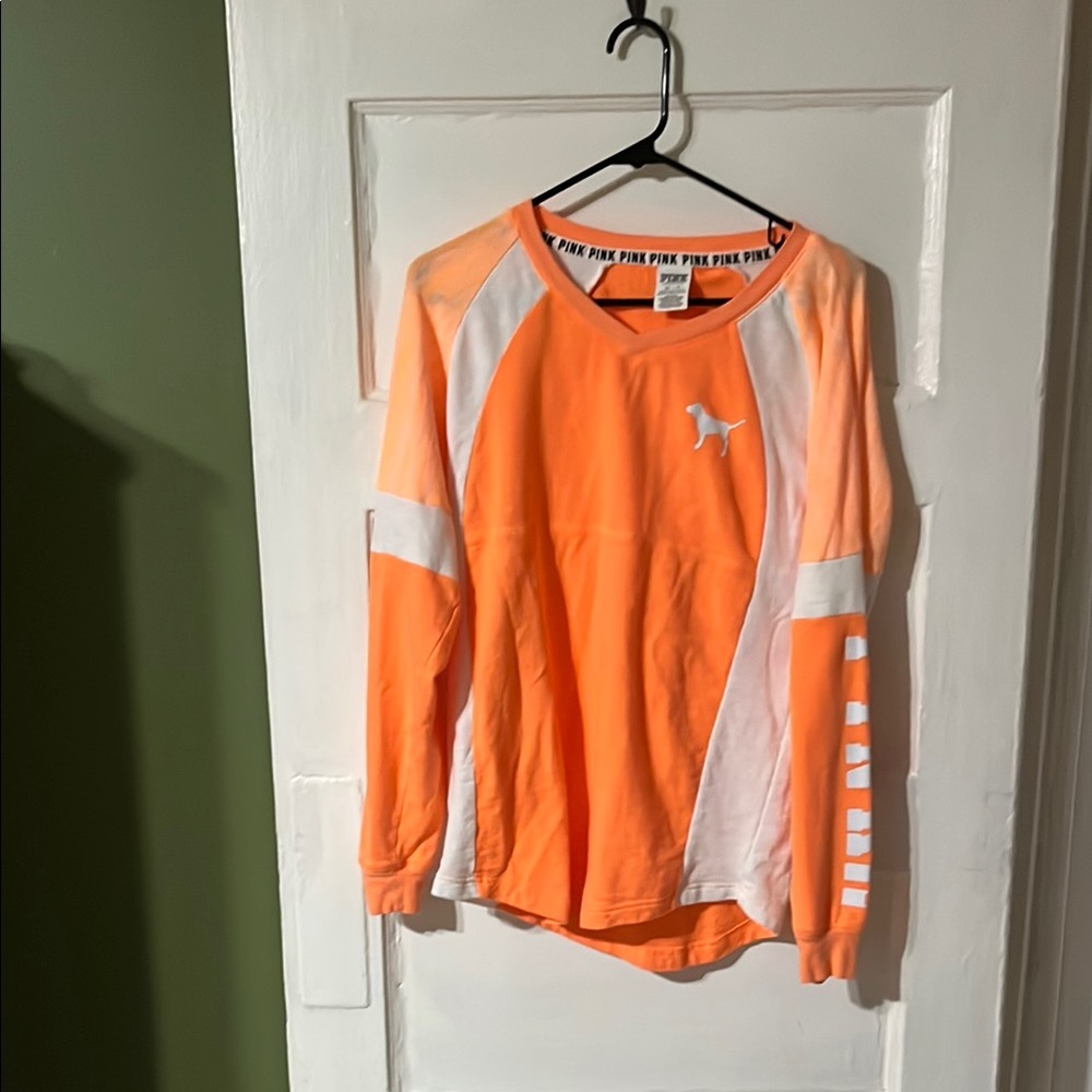 Orange PINK Long Sleeve Shirt